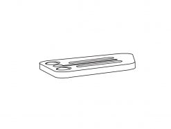 Deda Jet Two Lower Aluminum Plate -Handlebars & Stems Sales Shop BP 82704 1